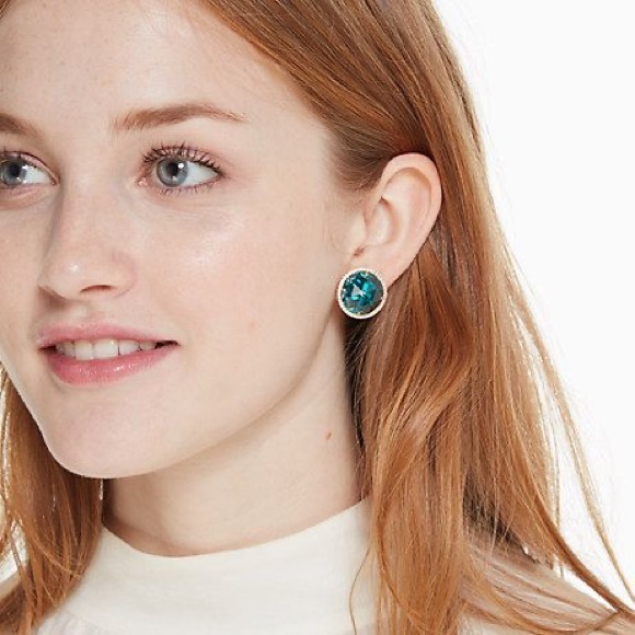 Kate Spade♠️NY She Has Spark💥stud earrings -GREEN